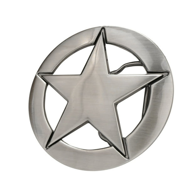 Deputy Ranger Star Badge High Polish Nickle STAR BELT BUCKLE EXCELLENT GIFT